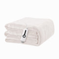YAKEE Electric Heated Blanket 72"x84" Full Size - 4 Heat Levels, 10 Hours Auto-off, Machine Washable with Overheat Protection, White for Adults