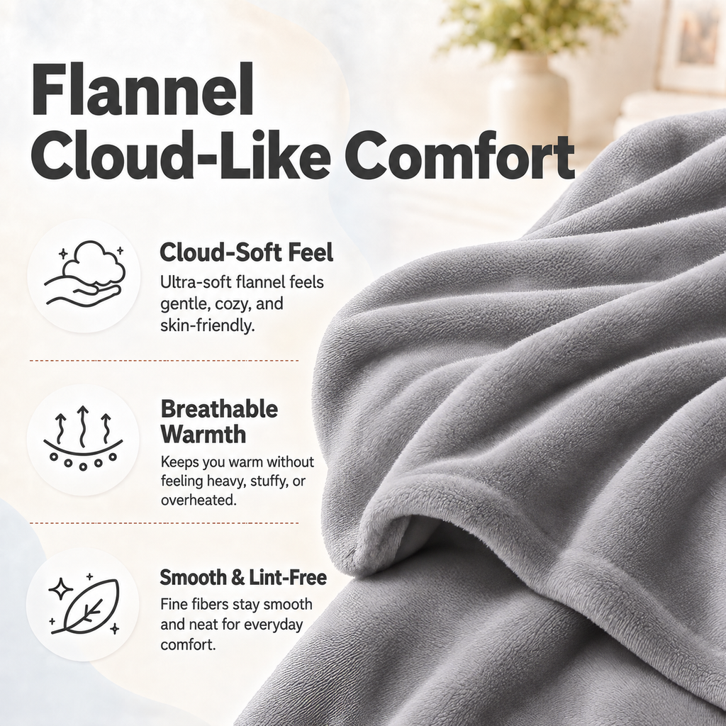 YAKEE Electric Heated Blanket 84"x90" Queen Size, Soft Cozy Flannel Heating Blanket with Dual Controllers and 5 Heat Levels, 10H Auto-Off for Bed, Great Gift for Dad - Light Gray