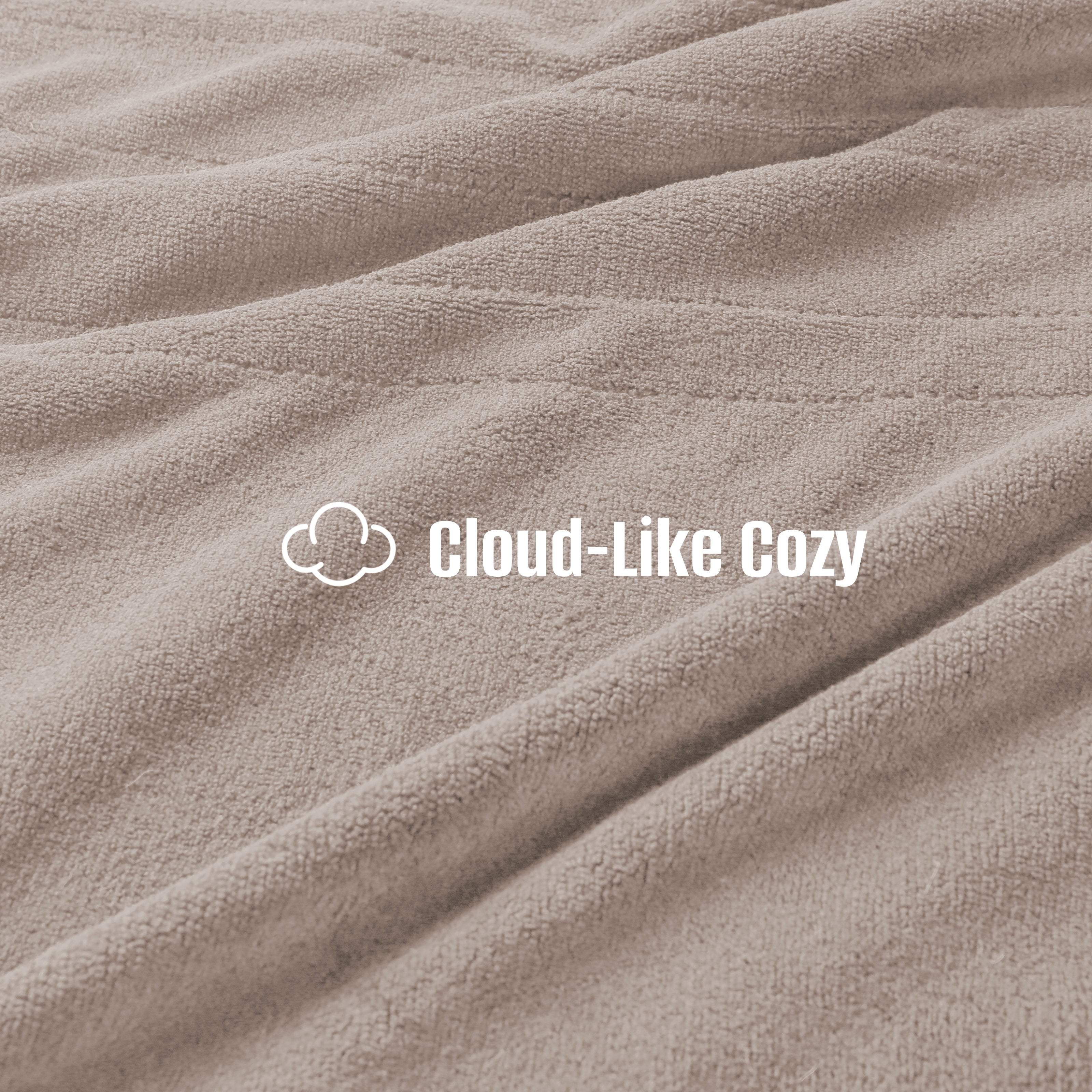 YAKEE Electric Heated Blanket 72"x84" Full Size - Soft Warm Coral Fleece, 4 Heat Levels, 10 Hours Auto-off, Machine Washable with Overheat Protection, Brown
