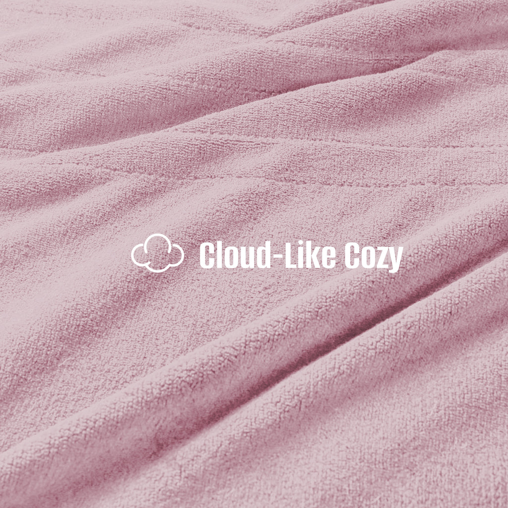 YAKEE Electric Heated Blanket 72"x84" Full Size - Soft Warm Coral Fleece, 4 Heat Levels, 10 Hours Auto-off, Machine Washable with Overheat Protection, Pink