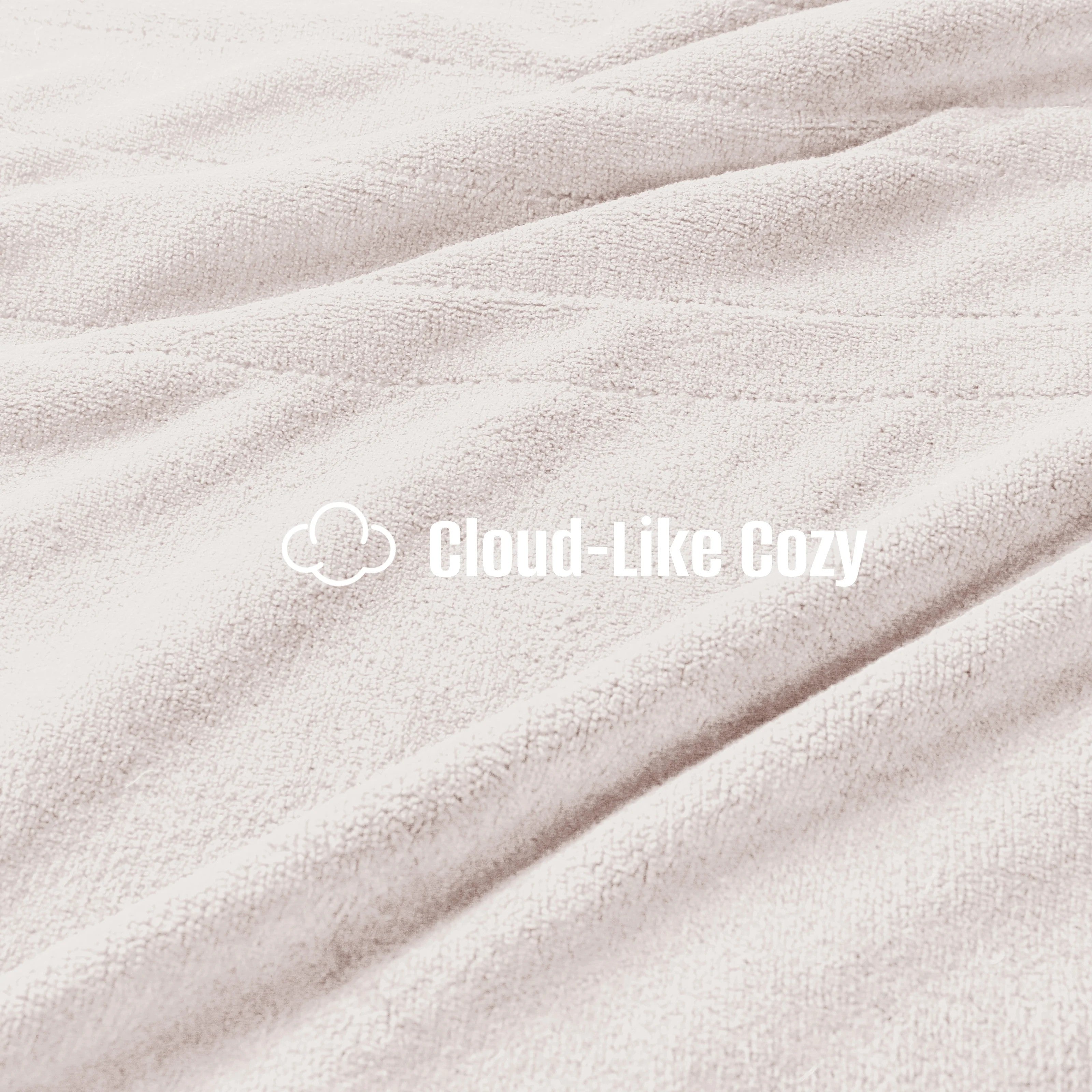 YAKEE Electric Heated Blanket 84"x90" Queen Size with Dual Control, 4 Heat Levels, 10-Hour Auto-off, Soft Coral Fleece, Overheat Protection, White